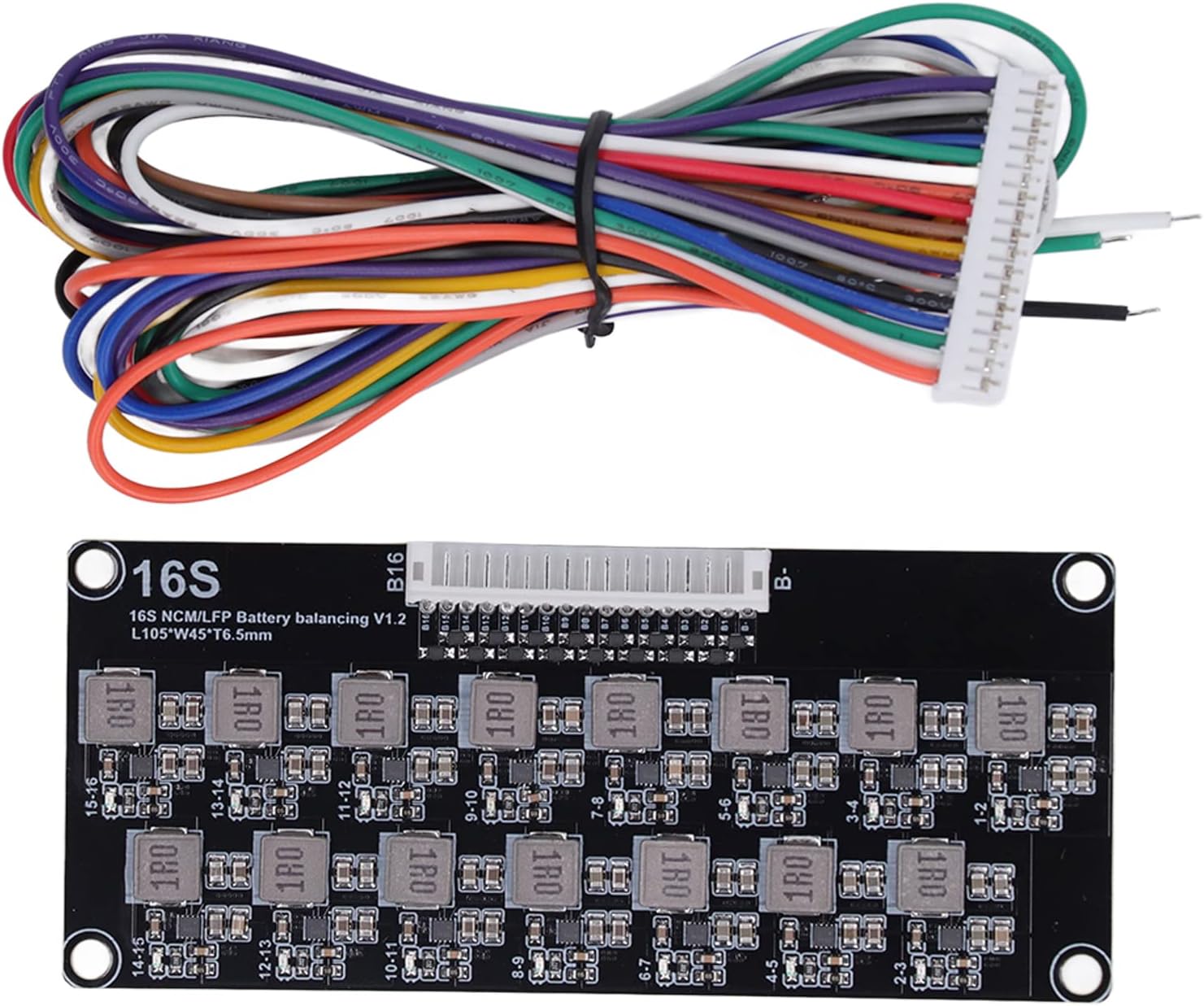 Active Battery Balancer 16S with Wiring Cable for Ternary Lithium and LiFePO4 Battery Packs Maintenance & Equalization