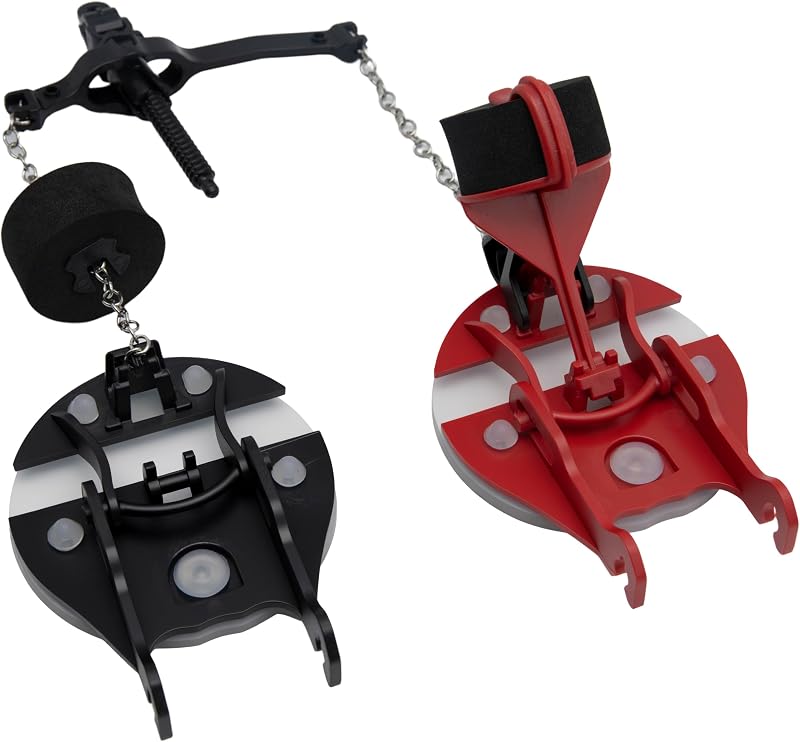 Toilet Flapper Replacement Kit, Replac American Standard 7381657-200.0070A | For Vormax Toilet 4270A, 4370A, 4570A, Dual Flappers, Silicone Seals, Metal Chain & Teeter Bar