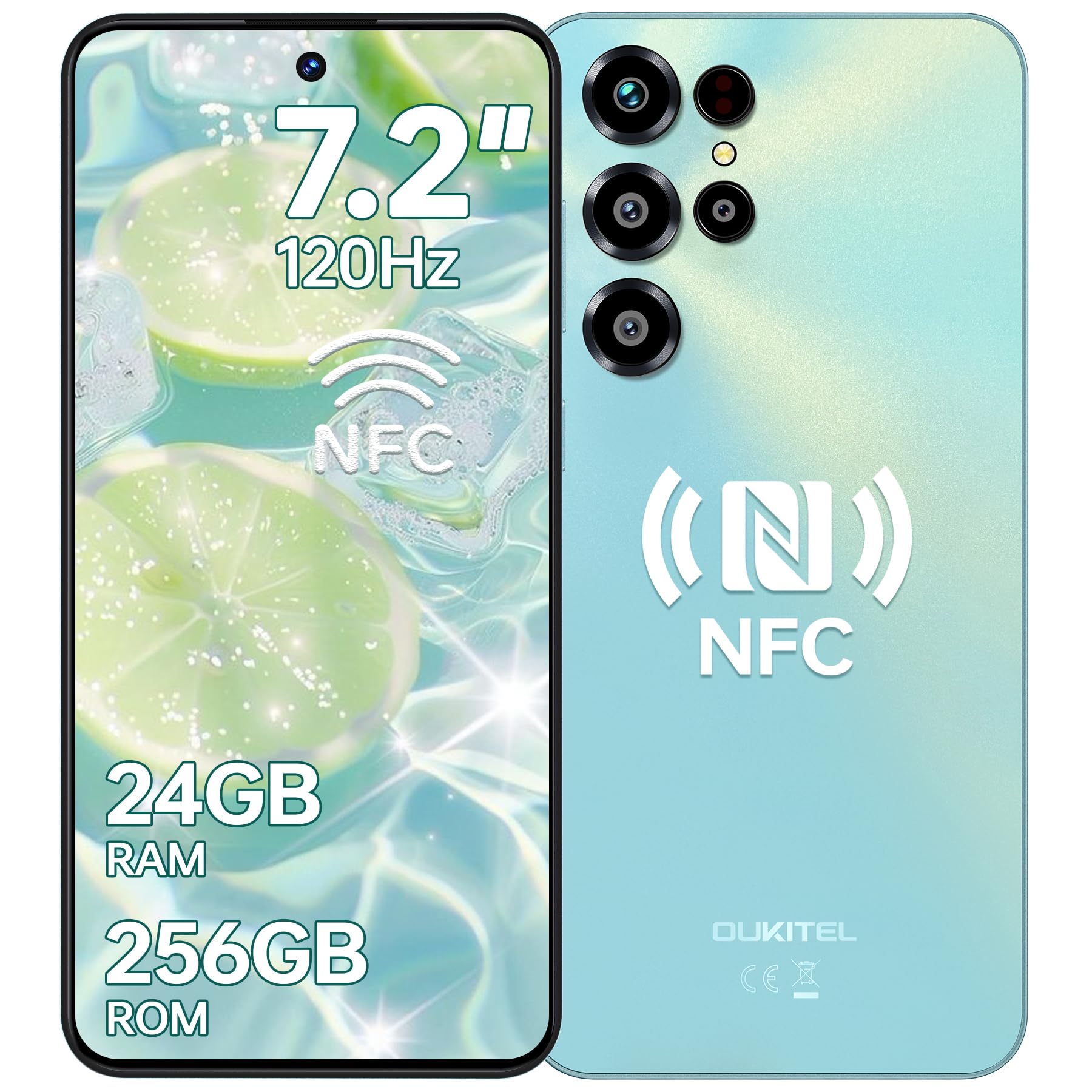 極美品OUKITELC68Plus スマートフォン本体 ライトブルー 512GB Amazon | OUKITEL C68 本体 SIMフリー スマートフォン 7.2インチ 120Hz