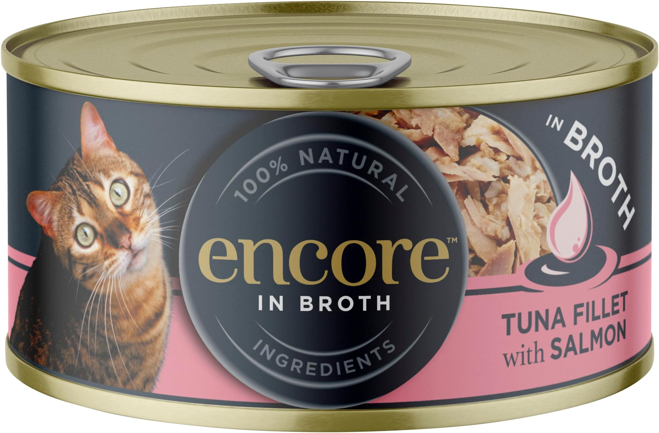 Cat Tin Tuna Fillet With Salmon In Broth 70g