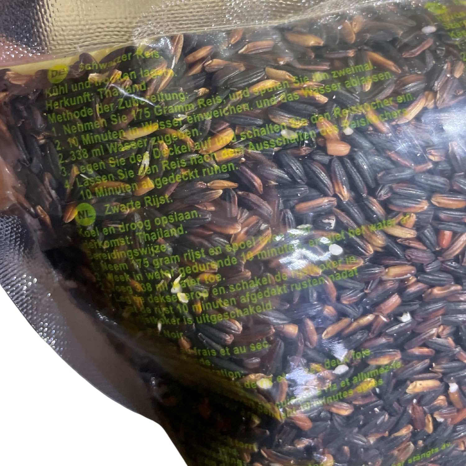 ROYAL THAI RICE - Schwarzer Klebereis - 10 X 1 KG - Multipack | Erstklassiger Schwarzer Klebreis aus Thailand - ideal für Wok-Gerichte, Beilagen und authentische asiatische Küche