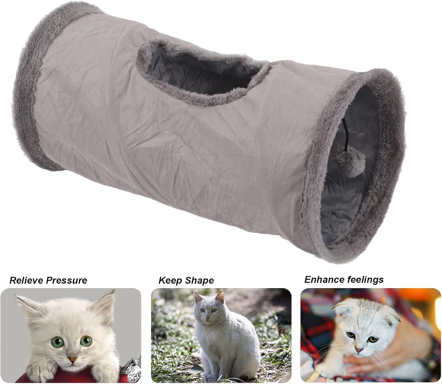 EVTSCAN 21pcs Interactive Toys Set Colorful Balls Cat Stick Bells Cat Toys Assortment for Cat Kitten