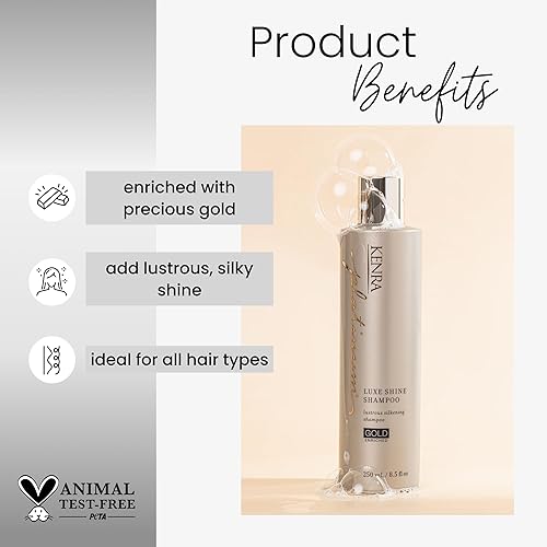 Miniatura 2 de Kenra Platinum Luxe Shine Champúacondicionador  Enriquecido en oro  Transforma mechones opacos y sin vida en cabello glamoroso y con cuerpo  Todo