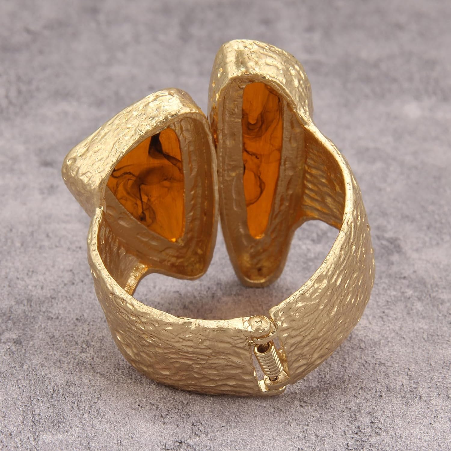 Gold Cuff Bracelet for Women Silver Beaded Bracelets Open Bangle Stackable Stretch Bead Bracelet Boho Jewelry Gifts for Wife Couple - Image 4