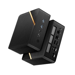 Mini Gaming PC AMD Ryzen 7 8845HS (8C/16T, Upto 5.1GHz) 32GB (Dual Channel) DDR5 RAM 1TB PCIe 4.0 SSD, AMD Radeon 780M (2700MHz) 2X USB-C Mini Computers with Wi-Fi 6/BT 5.2/4x4K Display/2x 2.5G NIC - Amazon product rated Grade B