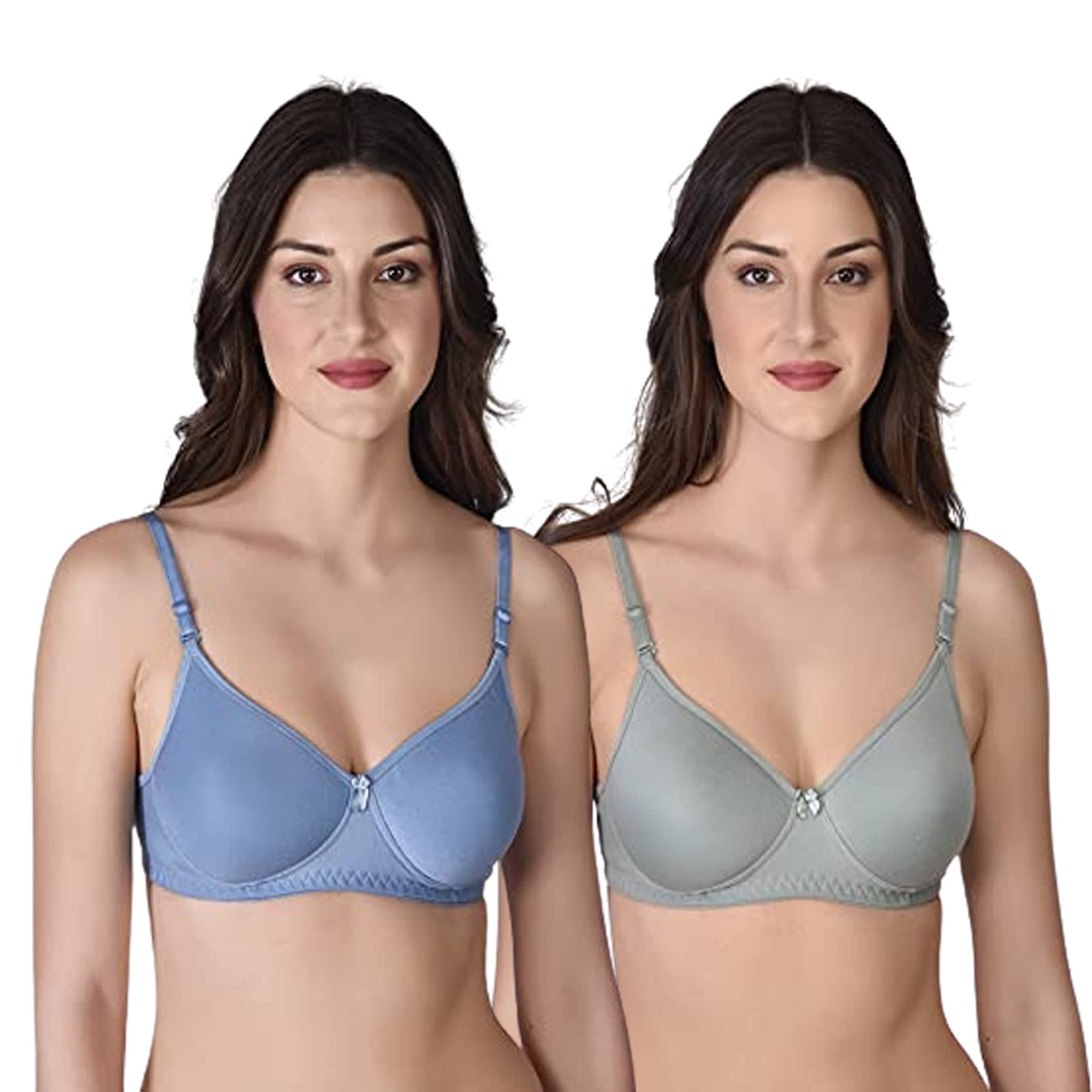 Light Padded Bra for Women(E(C) BBB PD 2 PC)-image-0