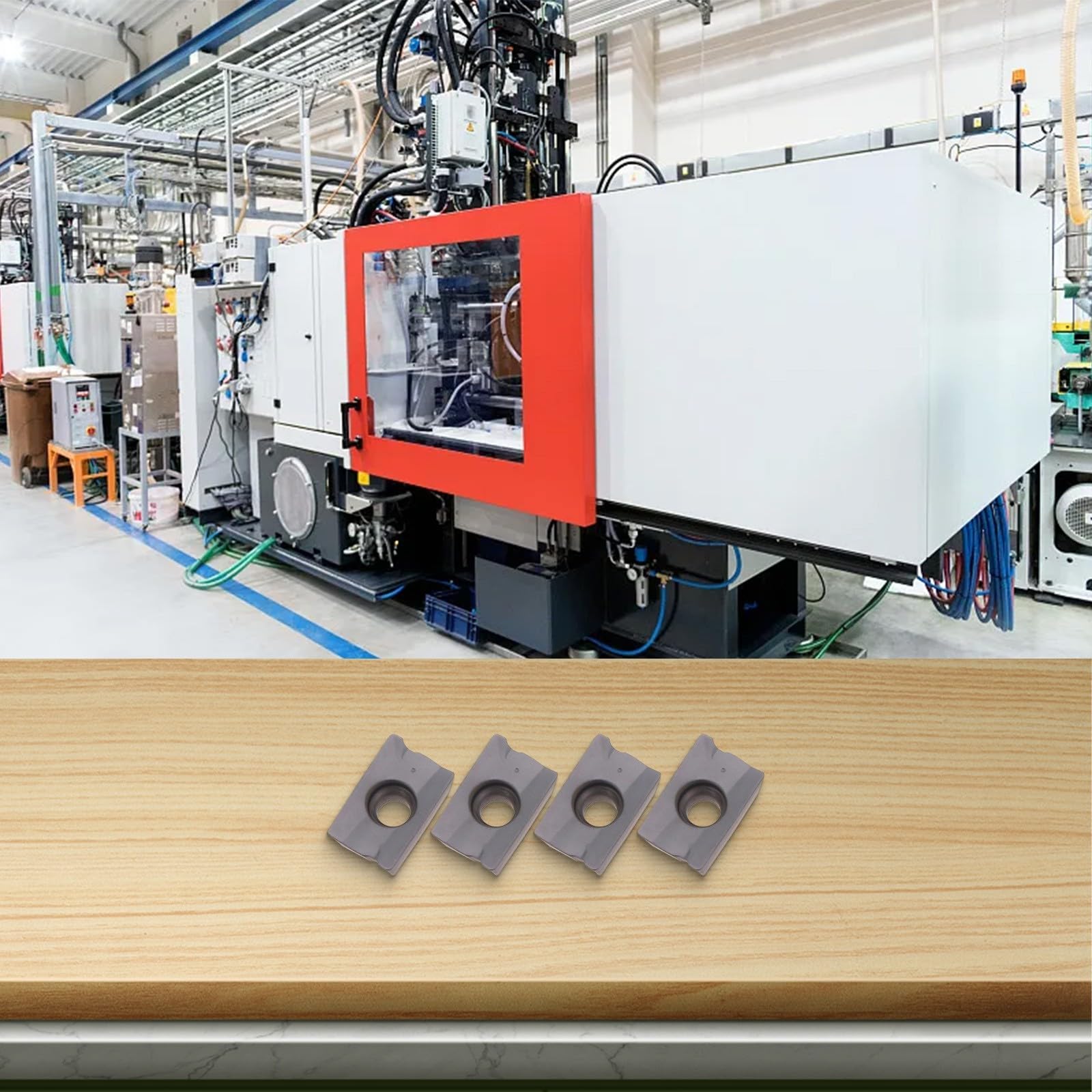 Oniissy APKT1003 PDTR Fräserklinge Hartmetall-Einsätze, APKT 1003 Fräseinsätze, Fräseinsätze, für Halbbearbeitung, Endbearbeitung