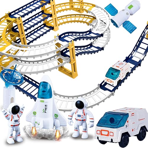 Emocionante juego de órbita espacial juguete emocionante para niños y niñas, para estimular la imaginación y divertirse con naves espaciales...