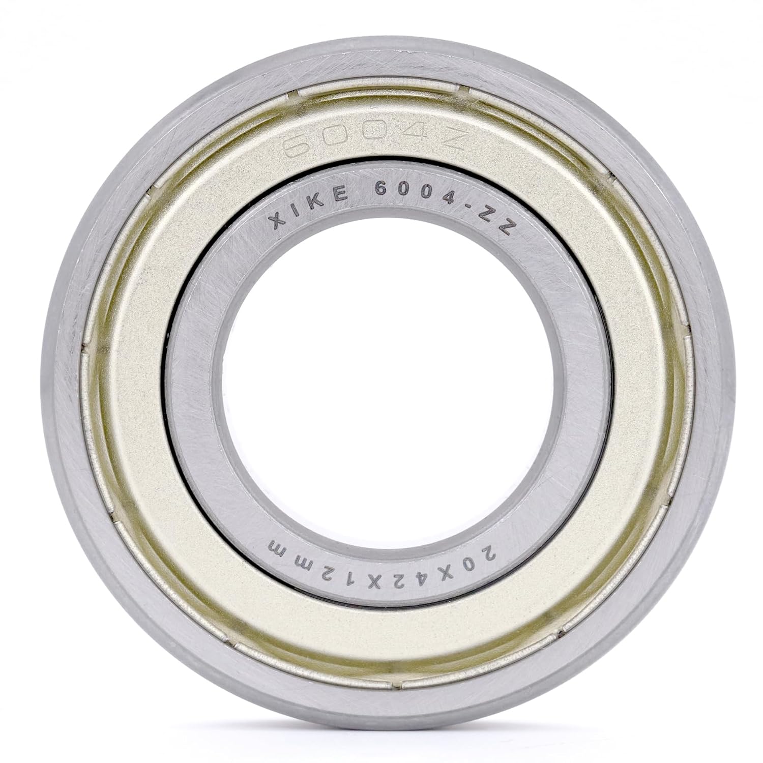 XiKe 20Pcs 6004ZZ Double Metal Seal Bearings 20x42x12mm, Pre-Lubricated and Stable Performance and Cost Effective, Deep Groove Ball Bearings.