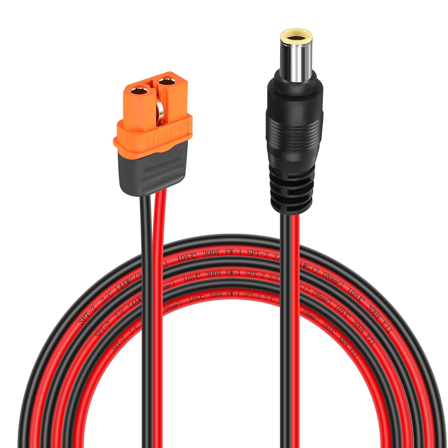 5 Pack XT60IPW-Mannelijke Connector, XT60I Plug DC 500V RC