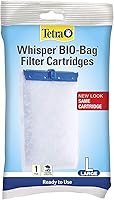 Tetra Whisper Bio-Bag Large Aquarium Filter Cartridge - Crystal Clear Water, Odor Removal for Freshwater & Marine Tanks