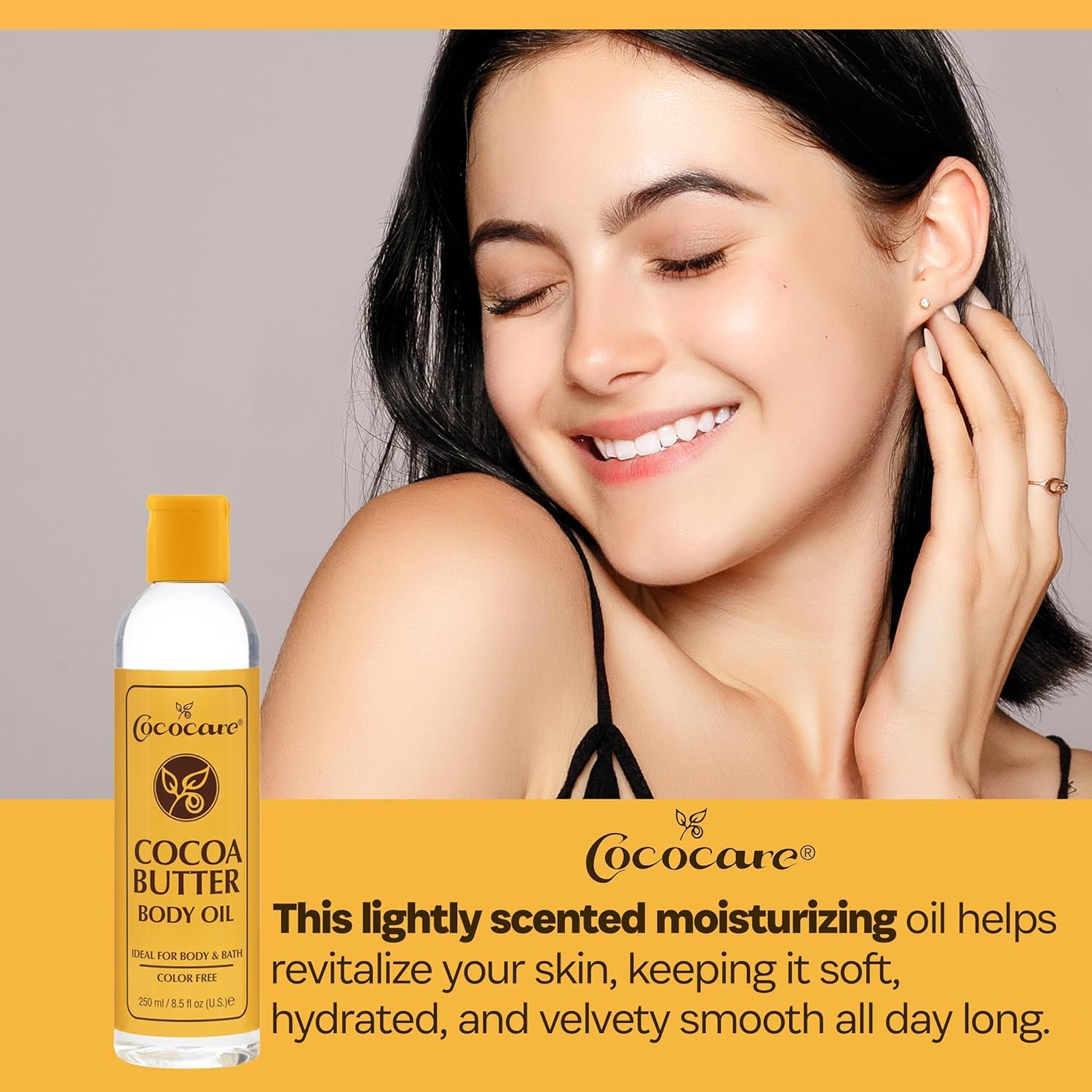 Cococare Cocoa Butter Body Oil 8.5oz (6 Pack)