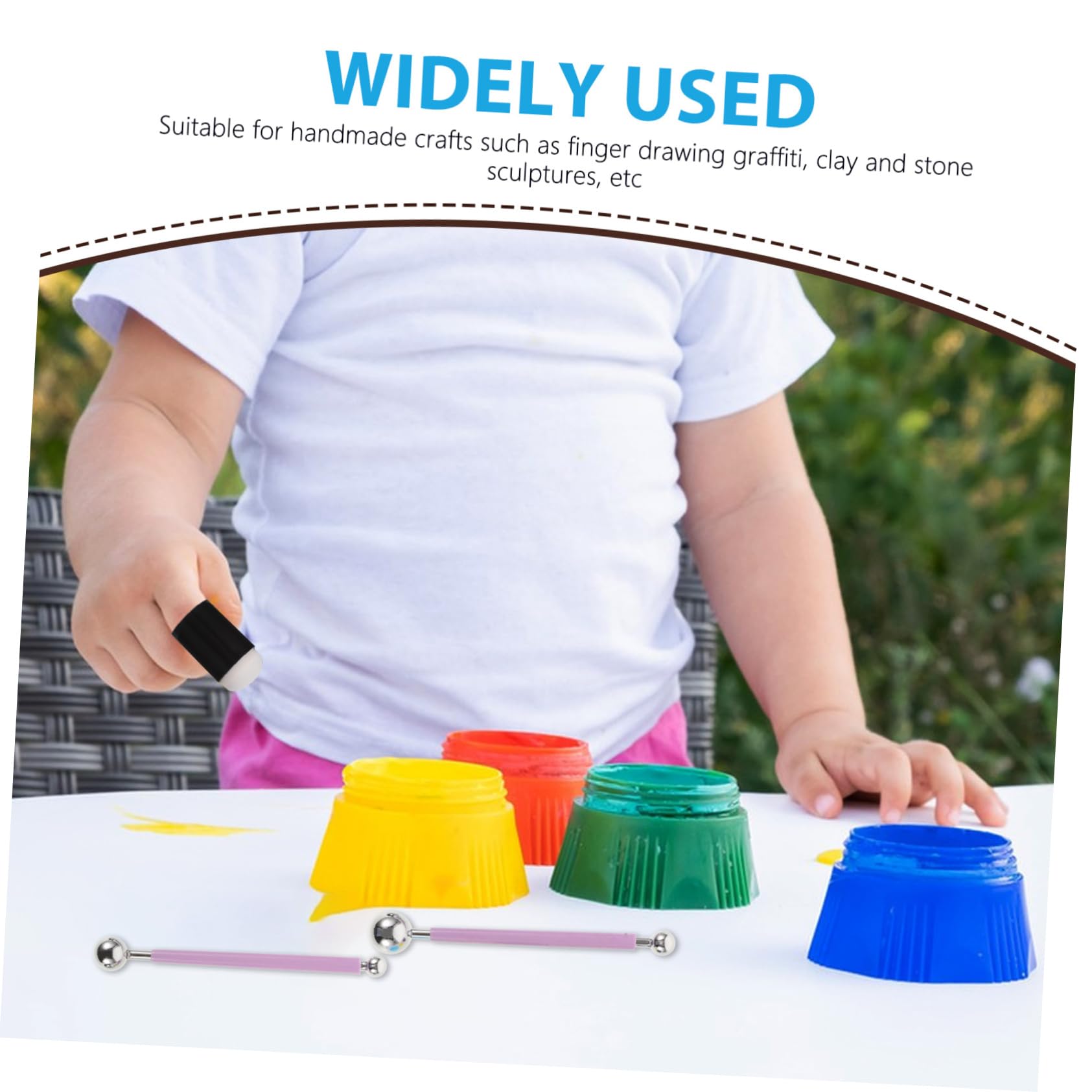 ARTIBETTER Painting Set Boys and Girls' Art Tools Sponge Materials Creative Drawing Stamps Colorful Face Painting Supplies