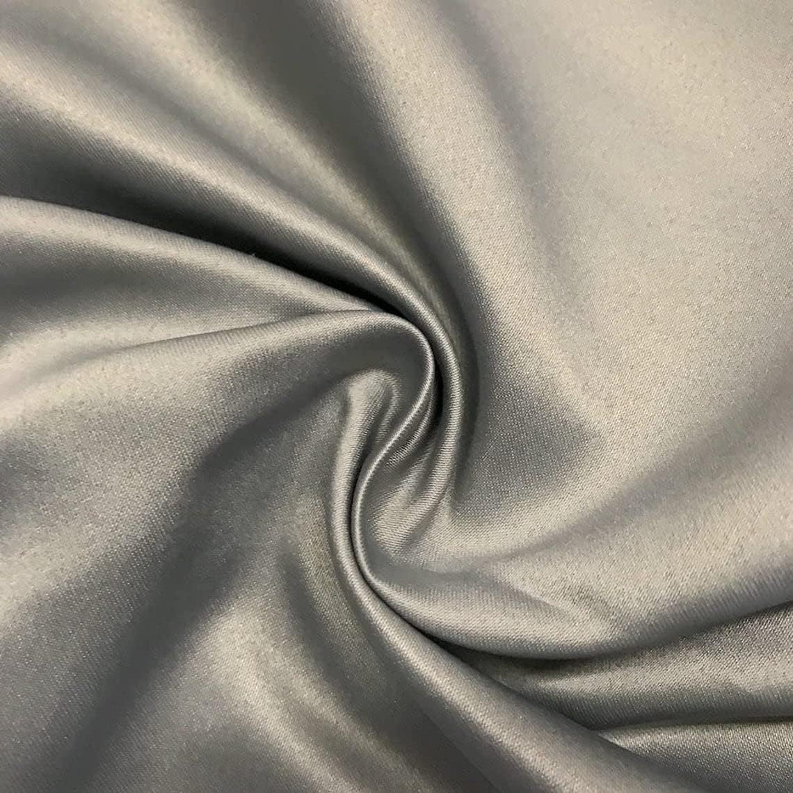 New Creations Fabric & Foam Inc, 58"/60" Wide (Peau de Soie) Silk Skin Duchess Bridesmaid, Dress, Dull Satin Fabric (15 Yards, Turquoise)