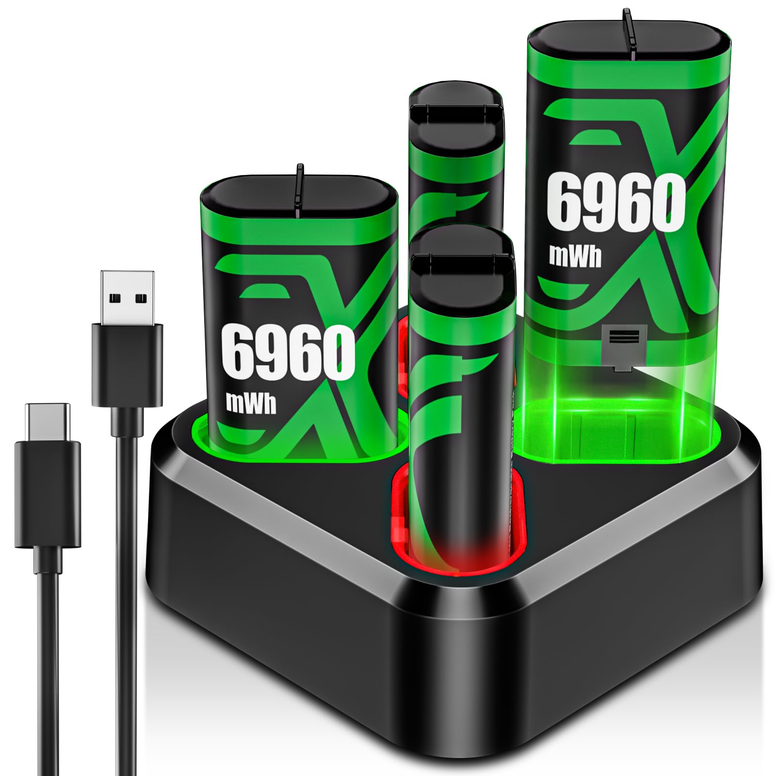 Rechargeable Xbox Controller Battery Pack for Xbox one X S Xbox One Elite Xbox Series X S Xbox