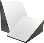Oreiller à haies pour dormir, 7.5 Oreiller de lit de pouce pour tête de lit, Oreil de jardin pour le reflux acide, Après chirurgie, Snoring, Refroidissement de la mémoire Mousse Top Triangle Oreillon, Couverture amovible