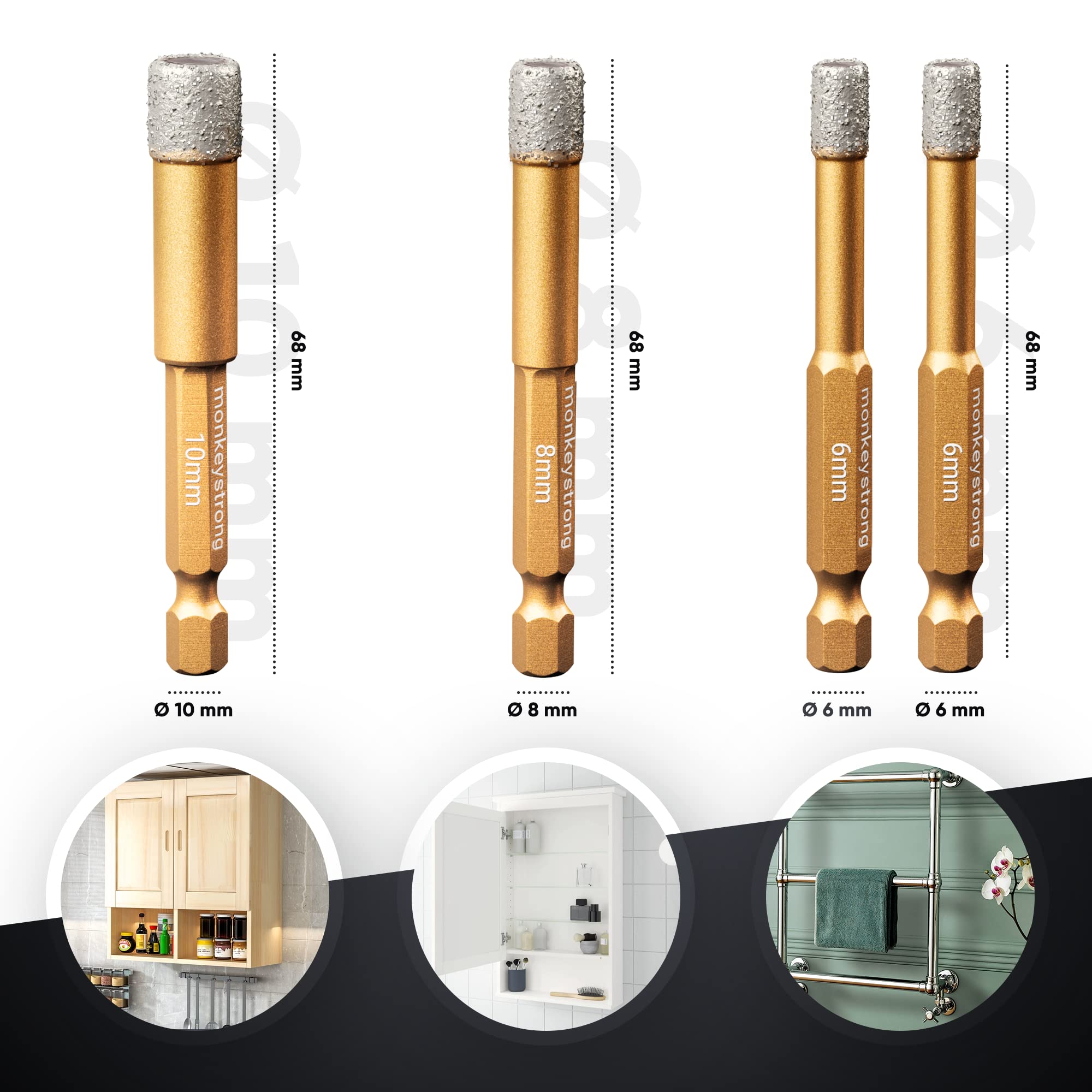 S&R Diamantbohrer Set - Profi-Qualität Für Fliesen & Glas