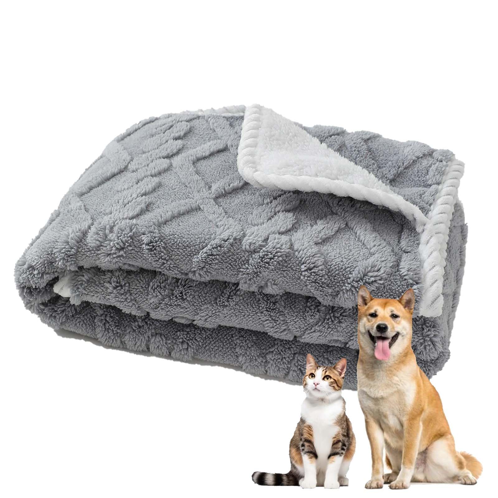 Coperta Lavabile In Pile Per Cani E Gatti | 100x70 Cm | Morbida E Antisporco | Perfetta Per Viaggi, Divano E Cuccia