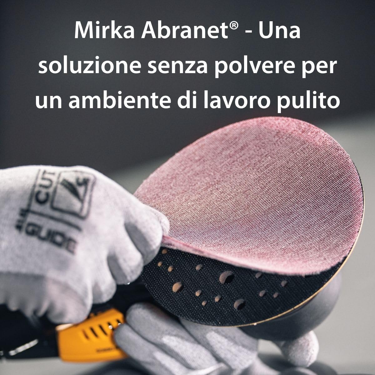 Mirka Abranet rete dischi abrasivi Ø 150 mm a strappo/grana P80 / 50 pz/per levigare legno, stucco, vernice, plastica / 5424105080