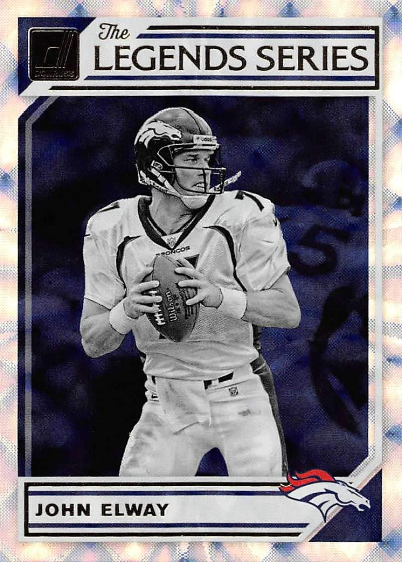 2019 Donruss The Legends Series #15 John Elway Denver Broncos Football Card