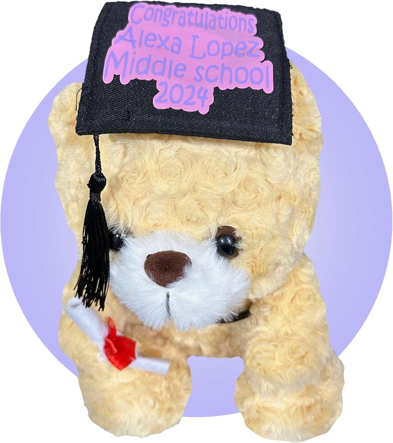Personalized Graduation Gift for Kids - Graduation Plush - Graduation Stuffed Animal or Doll - Kids Cap and Gown - Preschool Graduation - Kindergarten Graduation Gifts (Boy Doll Graduate)