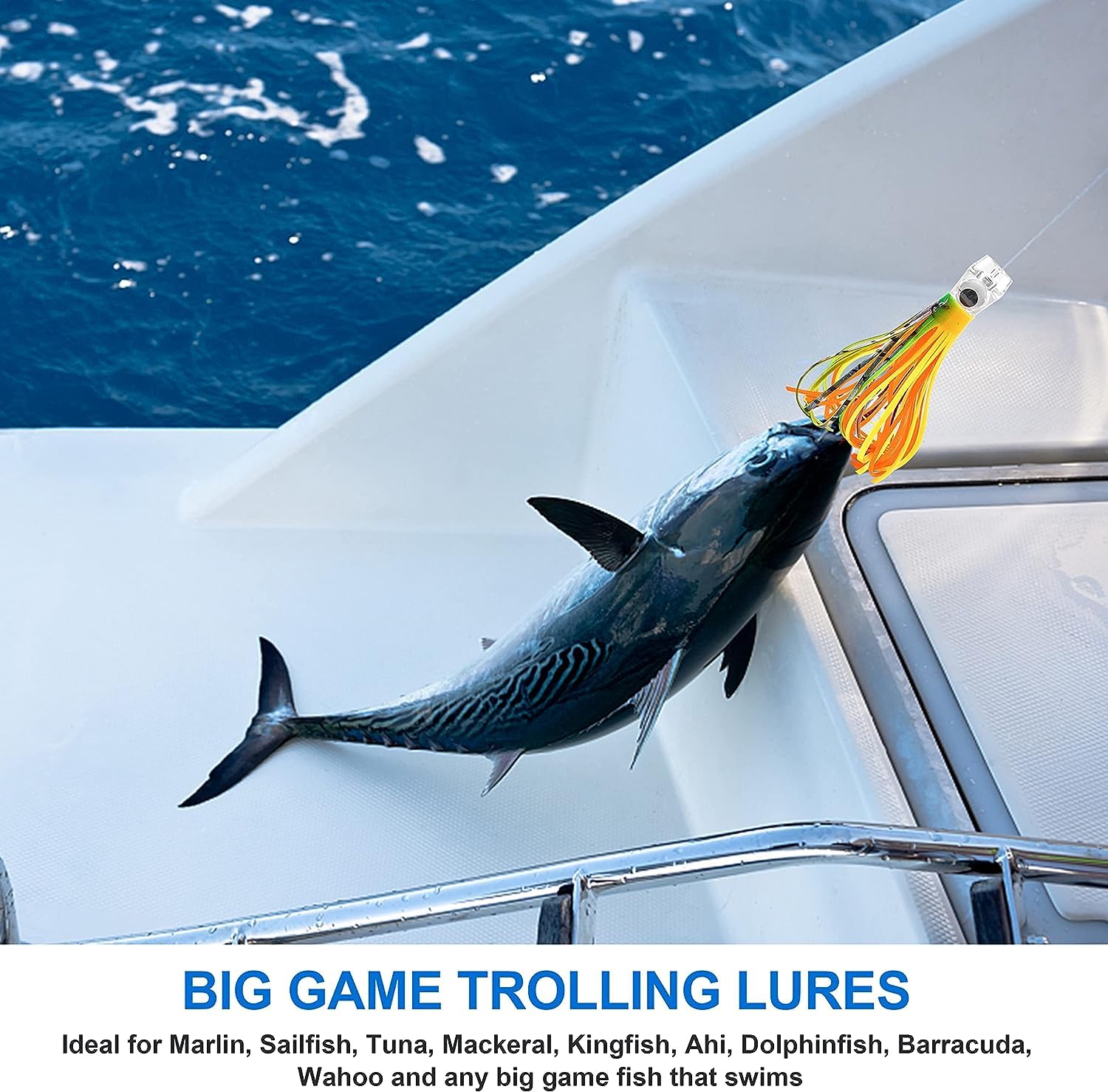 Esche da Traina Esche da Pesca in Acqua Salata Esche da Traina Big Game per Mahi Marlin Tonno Delfino Wahoo Squalo