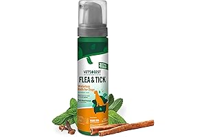 Vet's Best Flea & Tick Waterless Bath Foam for Small Dogs