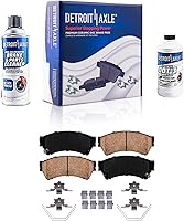 Vista 72 de Detroit Axle - Pastillas de freno para Pontiac Grand Prix 2005-2008, Buick LaCrosse Allure 2005-2009, pastillas de freno de cerámica con repuesto