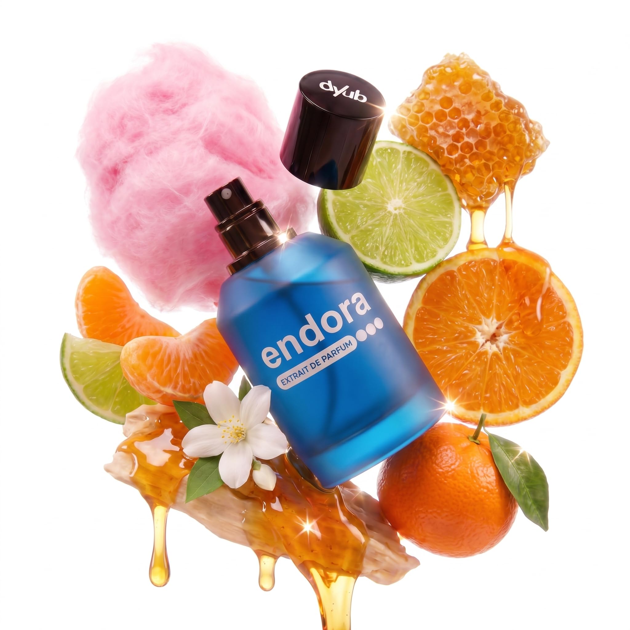 ENDORA - Extrait de Parfum Unisex 50 ml – (35% Duftöl) mit Pheromonen - Frisch-zitrischer Duft mit Orange, Jasmin, Moschus & Zuckerwatte - bis zu 12h lang anhaltender Duft - Made in Germany