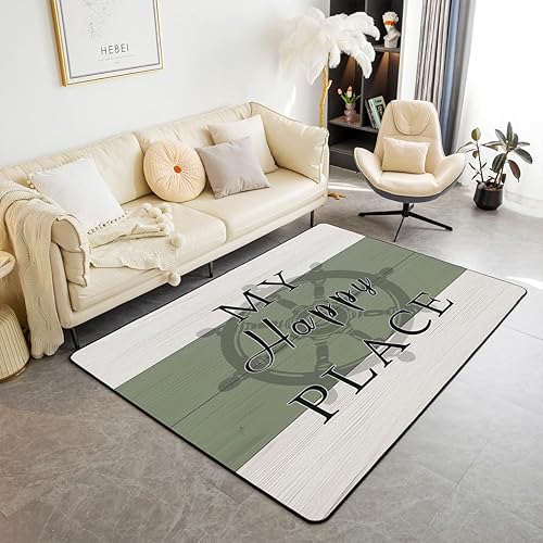 Miniatura 19 de Alfombras coloridas para sala de estar, de 5 x 7 pulgadas, con anzuelo, para niños, niñas, adolescentes, alfombra rústica de granja, antideslizante,