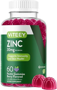 Viteey Zinc Gummies for Women and Men - 30mg