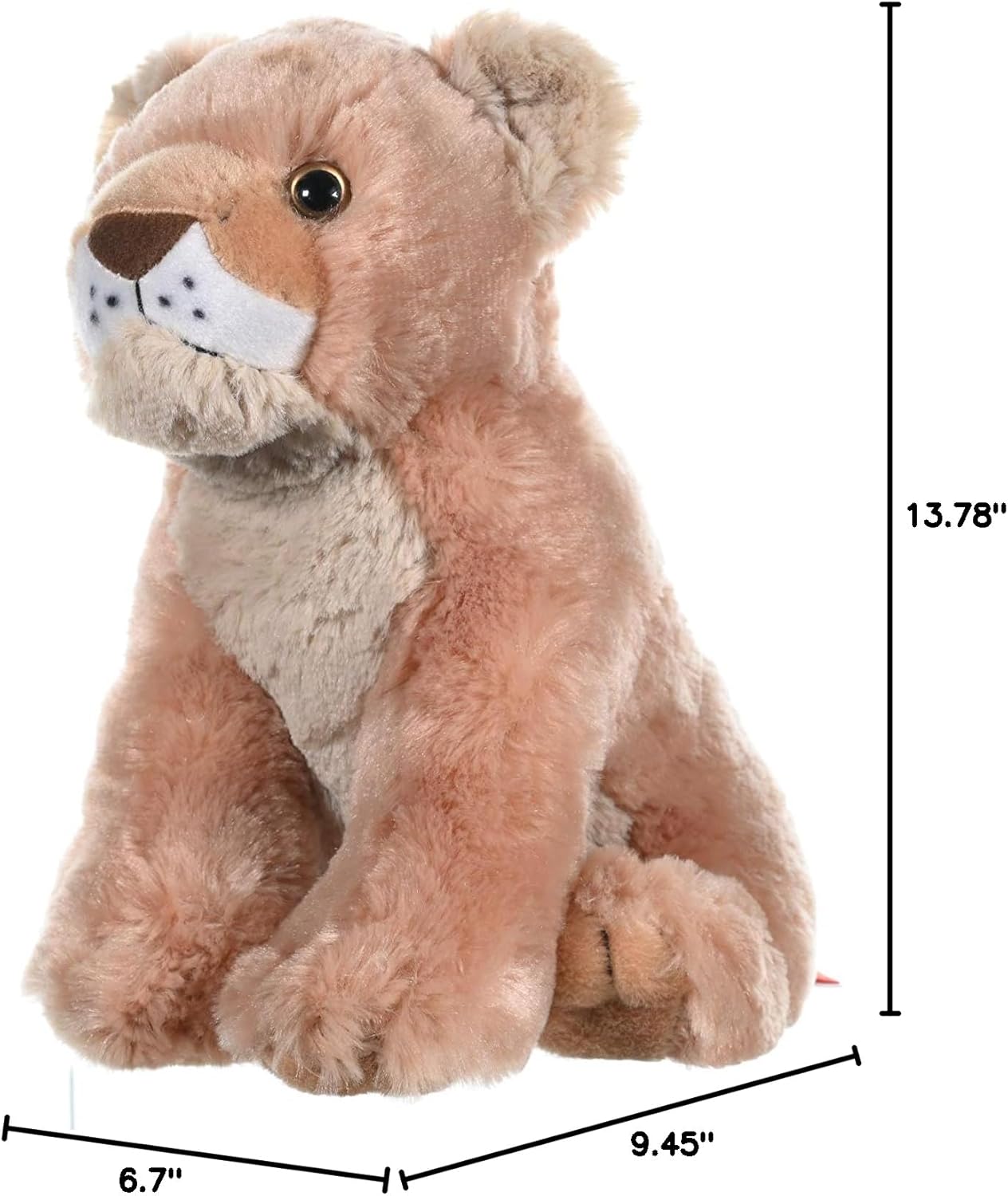 Wild Republic Lion Baby Plush, Stuffed Animal, Plush Toy, Gifts for Kids, Cuddlekins 12 Inches, Multi - Image 6