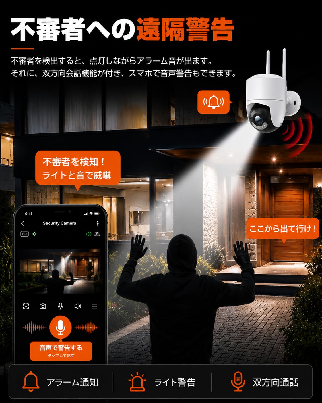 Amazon.co.jp: 【600万超高画素・AI自動追跡搭載】AESTIQUO 防犯カメラ