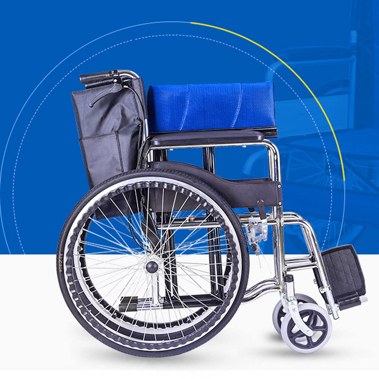 Lekkie wózki inwalidzkie, samobieżne lekkie aluminium ze składaną ramą, ergonomiczny, ultralekki wózek inwalidzki, dla osób upośledzonych fizycznie, niepełnos(