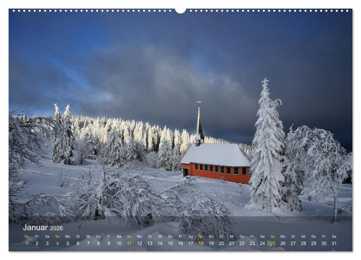 Faszination Schwarzwald (hochwertiger Premium Wandkalender 2026 DIN A2 quer), Kunstdruck in Hochglanz: Sehnsuchtsorte im Schwarzwald neu entdeckt (CALVENDO Orte)