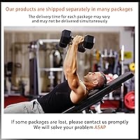 Vista 4 de 350/450/550 lbs Hex Weight Dumbbells Sets with Rack Rubber Encased Dumbbell Free Weights Set for Home Gym Weight Rack with Dumbbells Set