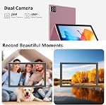 Android 15 Tablet, 10 inch 18GB RAM 128GB ROM, 2.0Ghz Quad-core Processor Tablet, 1280*800 IPS Touch Screen, 2.4G/5G WiFi, 2 in 1 Tablets with Keyboard, Case, Mouse, Stylus, 6000mAh Battery 8MP Camera