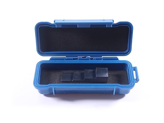 4 Step Test Block 1018 Steel Calibration Block UT Block 0.1"0.2"0.4"0.6" Thickness Step Wedge Ultrasonic Test Block Carbon Steel Block with ABS Carrying case ASTM E797