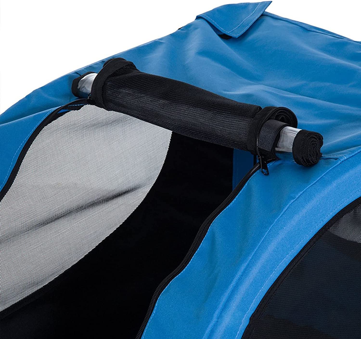 FAXIOAWA Auto portabici, rimorchio da carico per Bicicletta 2 in 1, rimorchio per Cani, deposito Esterno con 2 imbracature di Sicurezza, Trasporto Multifunzionale Robusto