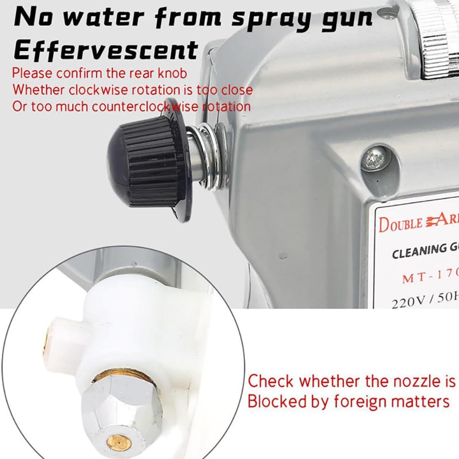 40W Elektrische Textil Fleckenreinigungs Pistole，Hochdruck Fleckenentferner，Verstellbare Düse Und Druck，Ergonomischer Griff，Für Siebdruck Textilpflege