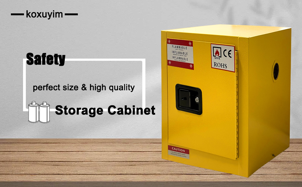 koxuyim Hazardous Storage Cabinet, Flammable Industry Explosion