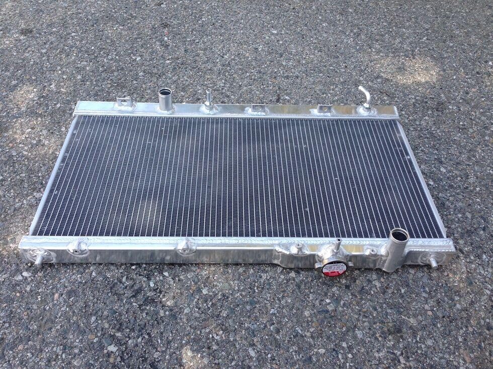 Suntonmoto ALUMINUM RADIATOR FOR 1999-2003 MAZDA PROTEGE/PROTEGE5 2ROW 2000 2001 2002