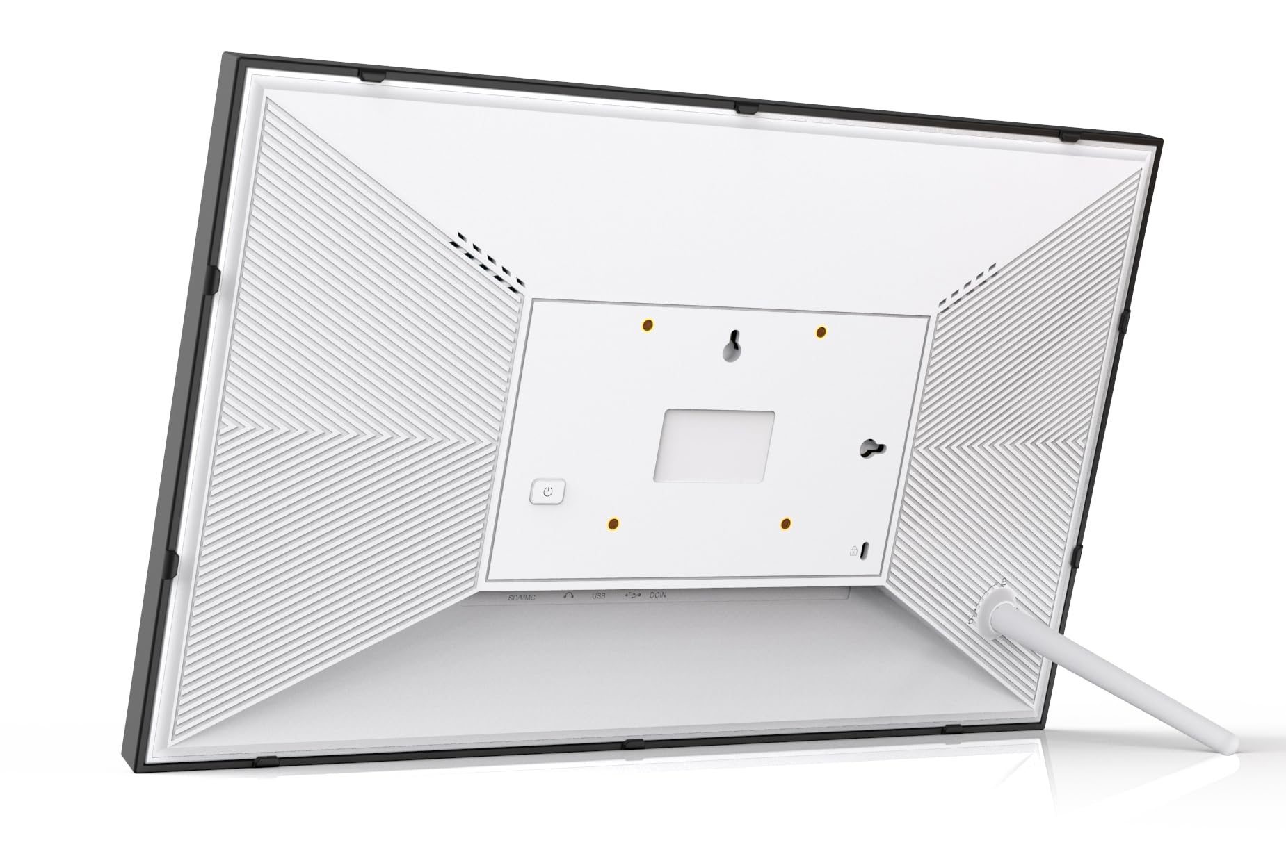 Cytem Digitaler Bilderrahmen 15.6 Zoll mit WLAN & Frameo App, 64GB Speicher, Bewegungssensor, automatische Bilddrehung, IPS Touchscreen 1920x1080, SchwarzWeiß