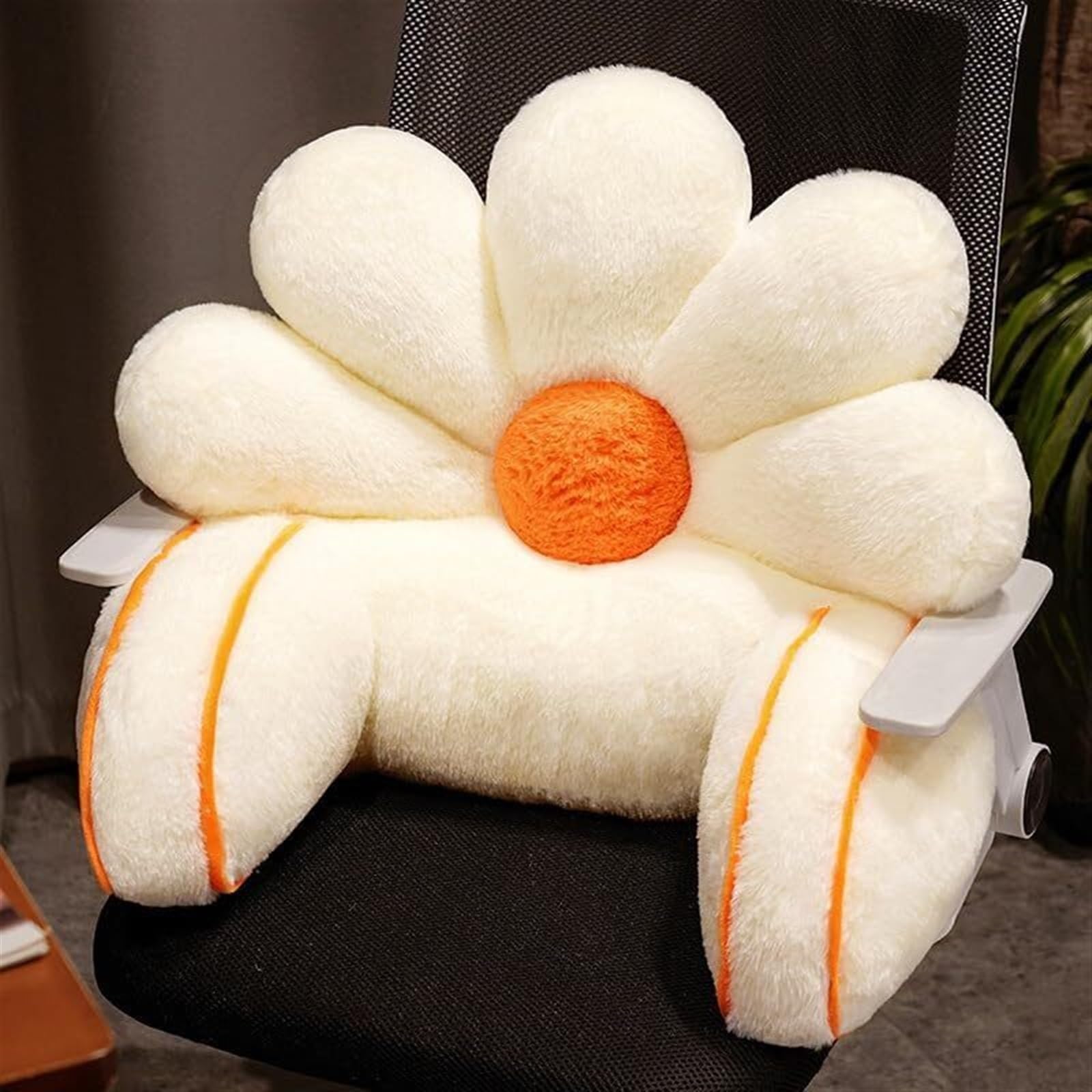 Uoxhfdh White Breathable Lumbar Cushion Cartoon Pillows For Chair And Sofa Relaxation Pillow For Back Support(,40 * 50Cm)