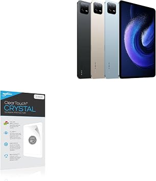 BoxWave Screen Protector Compatible with Xiaomi Pad 6 - ClearTouch Crystal 2-Pack, HD Film Skin - Shields from Scratches