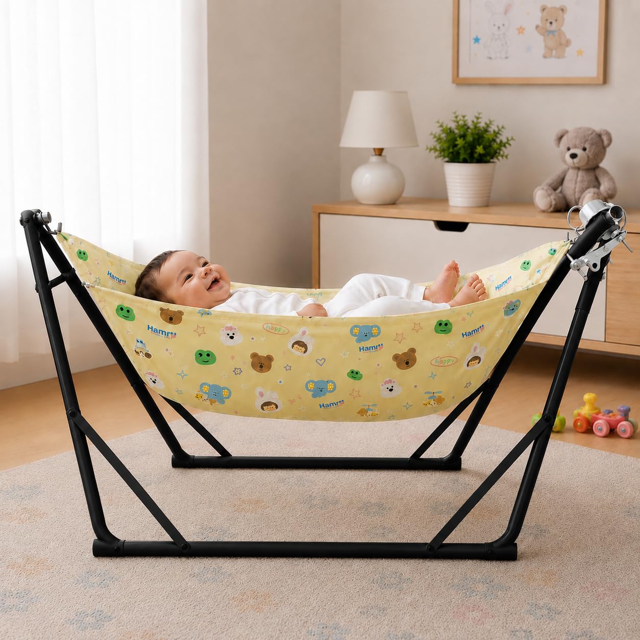 Foldable Auto Baby Cradle Swing with Stand | Baby Swing Cradle for 0-3 Years | Portable Jhula | Babies Palna for Sleeping | New Born Baby Cradle | Travel-Friendly for Home Use-image-24