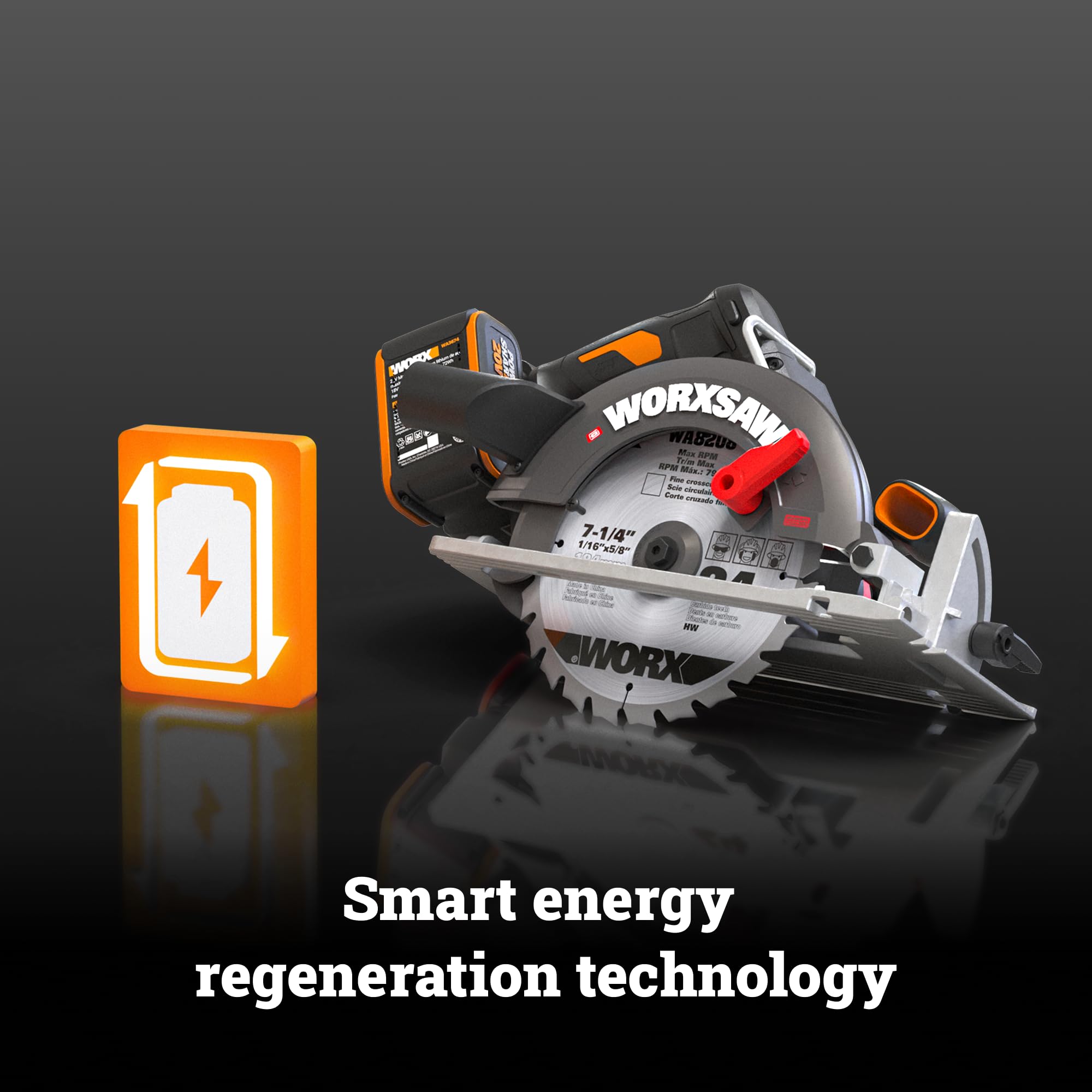WORX 40V Cordless Circular Saw - Powerful & Cordless -6