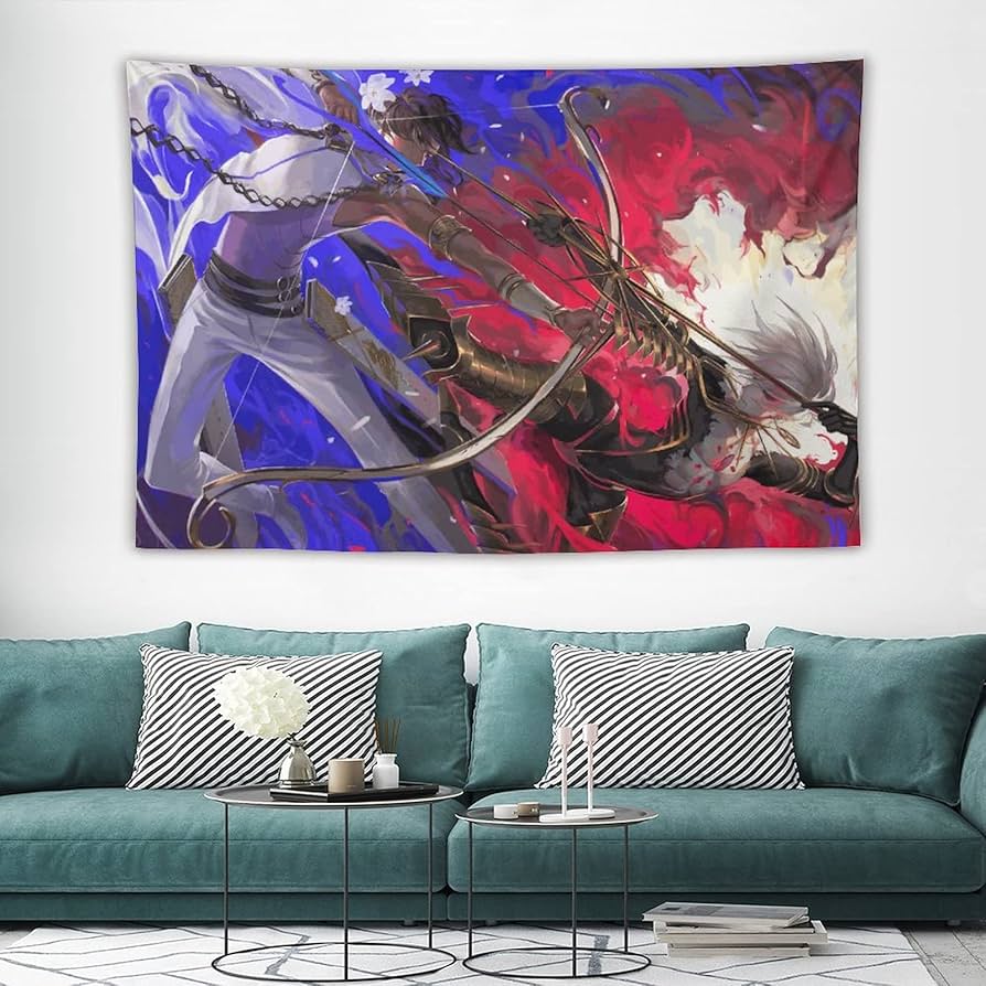 FGO アルジュナ カルナ タペストリー FGO タペストリー カルナ＆アルジュナ - メルカリ