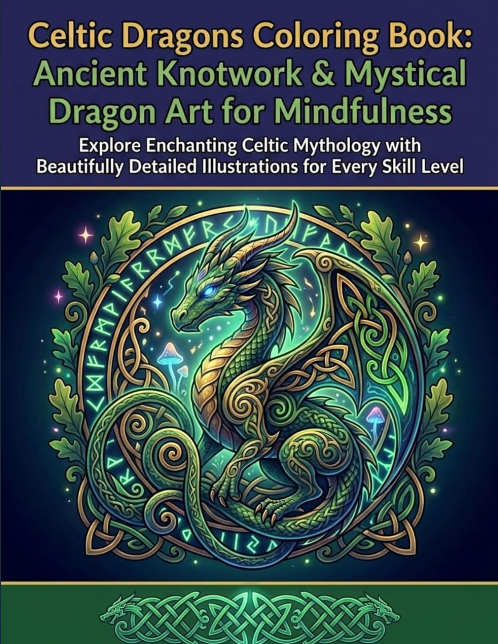 Celtic Dragons Coloring Book for Adults: Intricate Knotwork & Mystical Dragon Art for Relaxation and Creativity: Embrace Mindfulness with Detailed ... for Beginners and Experienced Colorists