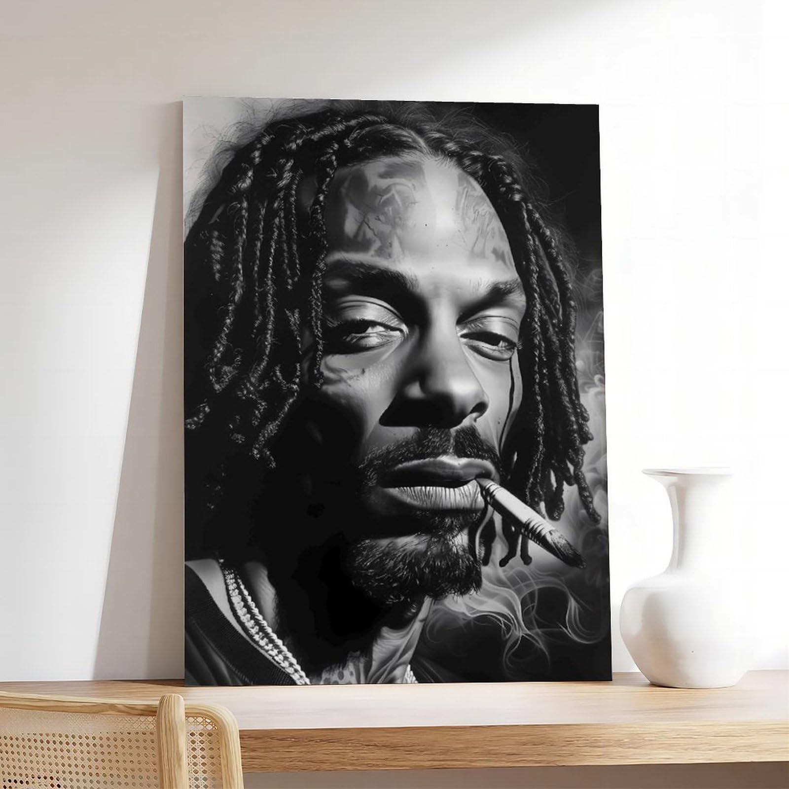 Poster su tela artistica da parete rap hip-hop, decorazione per camera da letto, ufficio, stanza, regalo, 50,8 cm L x 76,2 cm W